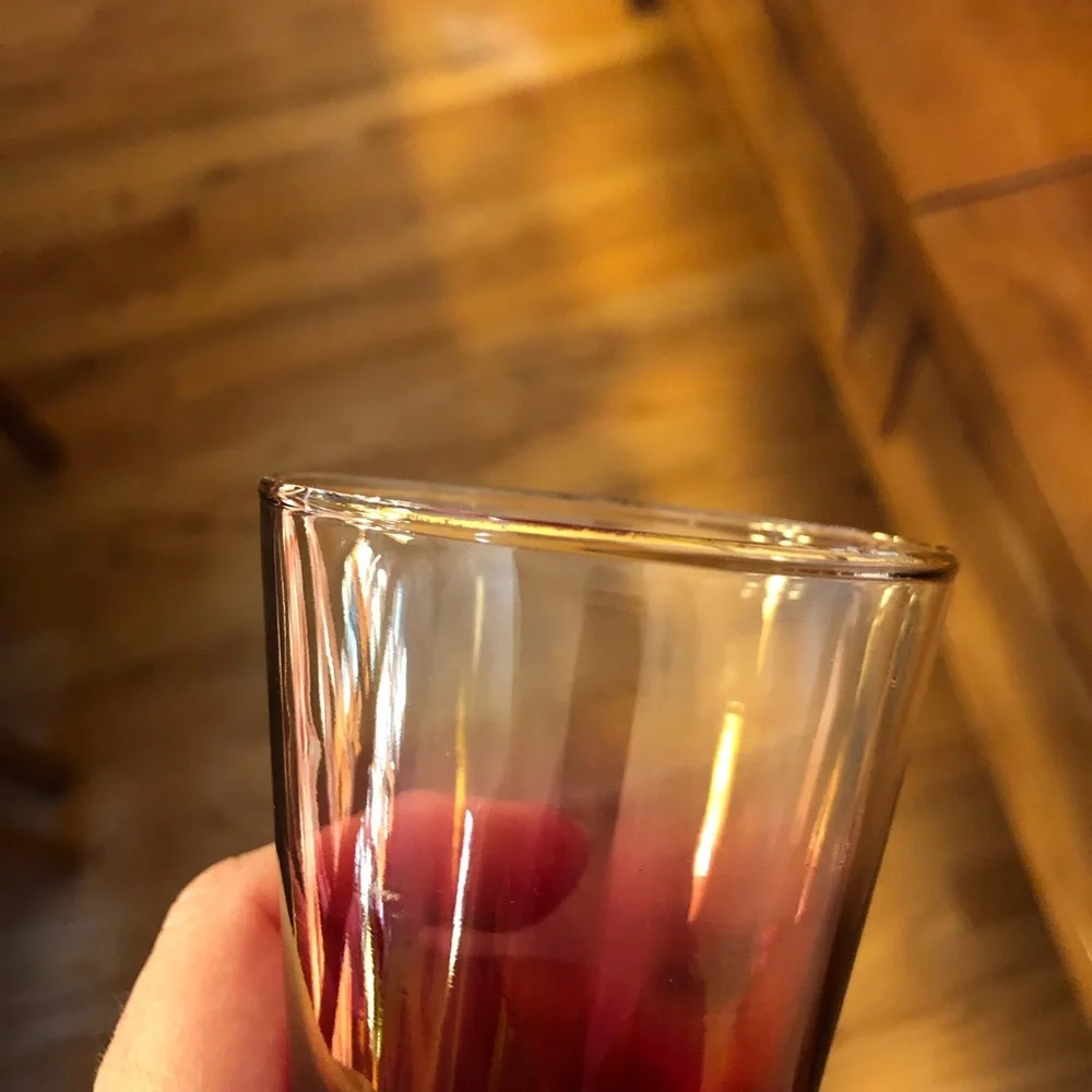 Elegant Ombre Glass Pitcher and Tumbler Set - Picture 7 of 13